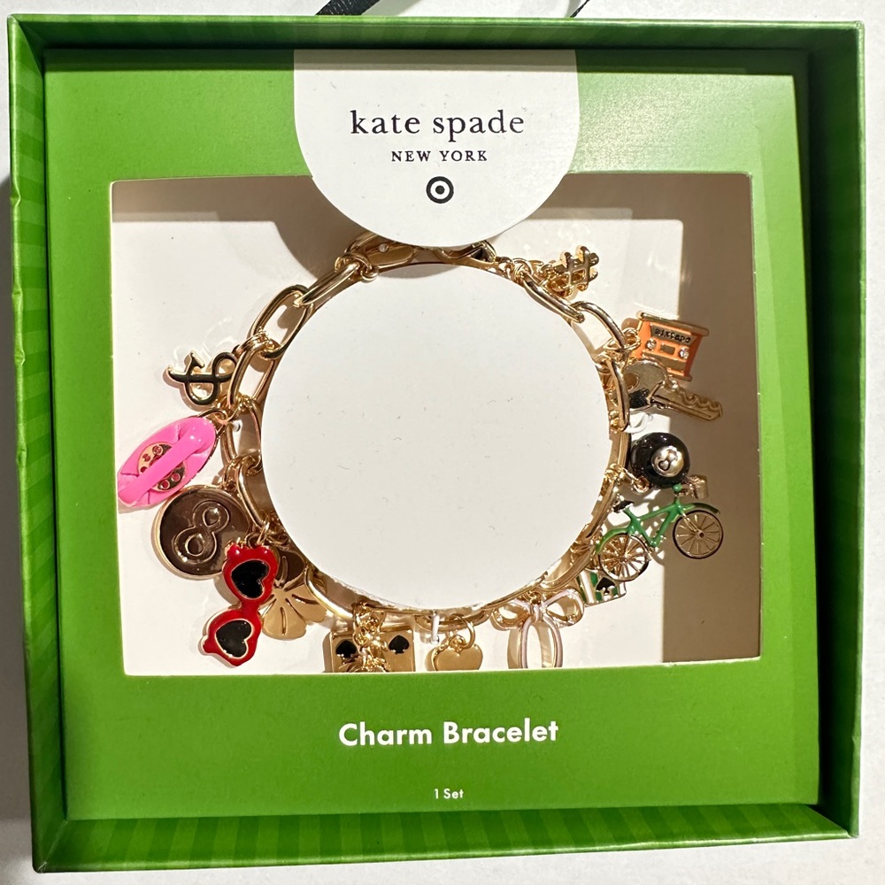 Kate Spade Gold Charm Bracelet